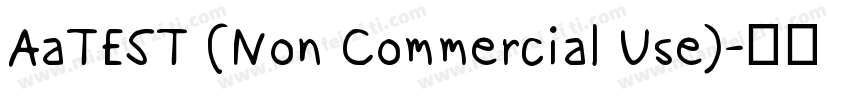 AaTEST (Non Commercial Use)字体转换